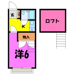 ドルフィン新前橋　(前橋市古市町)の物件間取画像